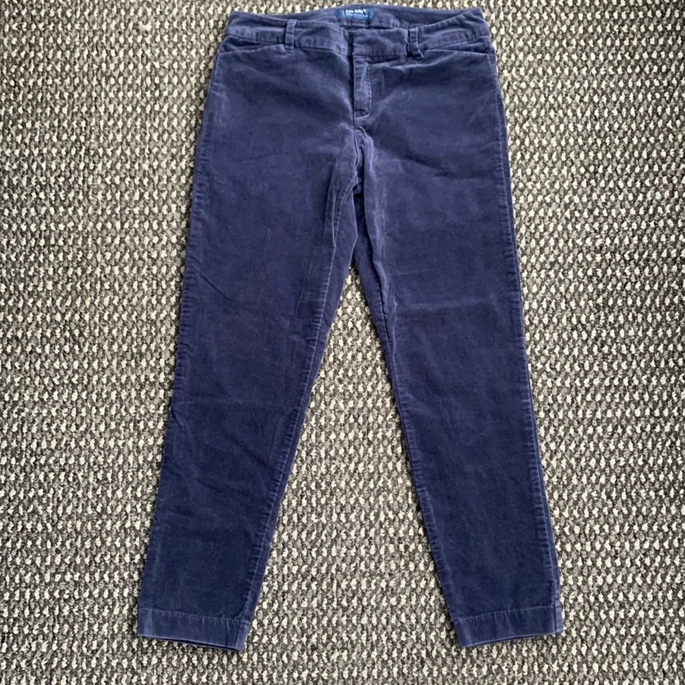 Old Navy Blue Pixie Mid-Rise Pants